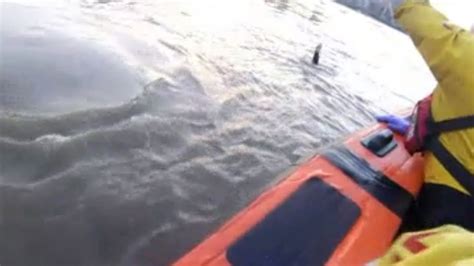 Drowning Man Rescued From Thames By Rnli News Uk Video News Sky News