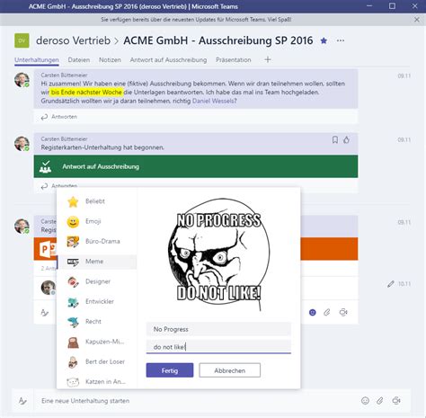 [screenshot of microsoft teams for ios on the left with an image of a group of people in the top center. Microsoft Teams und wie man damit arbeitet. Teil 2: Ein ...
