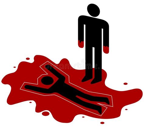 Someone Standing Over A Dead Body Clip Art Library