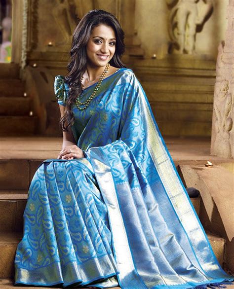 Trisha009 Samudrika Pattu Pure Silk Sarees Indian Fashion Saree