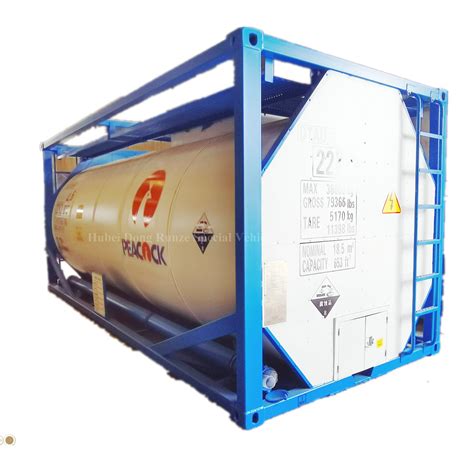 T14 Iso 20ft Chemical Tank Container For Sulfuric Acid China T14 Acid