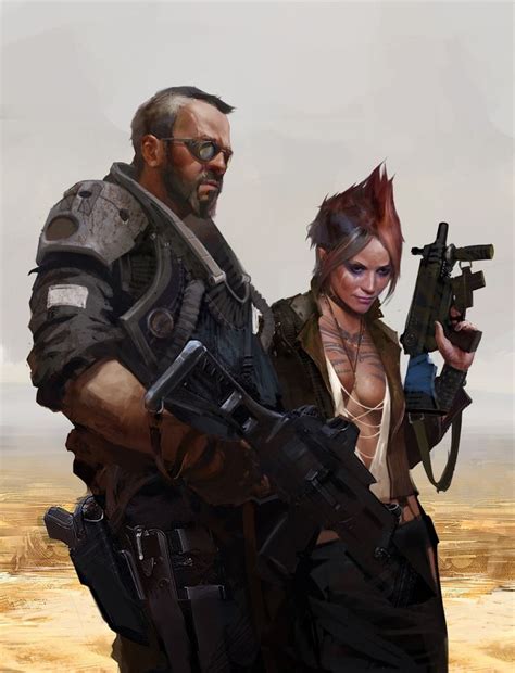 Couple By Alexart911 Cyberpunk Character Cyberpunk Shadowrun