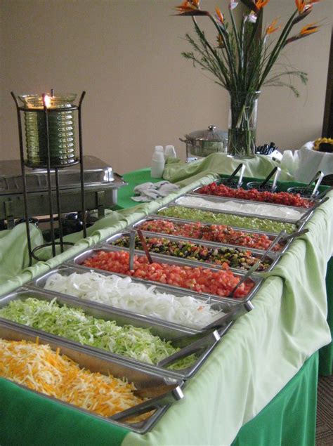 Like anything in life, a party can be as simple or as complicated as. neat idea...Taco bar | Stephanie's Graduation Party | Pinterest | Receptions, Tacos and Wedding