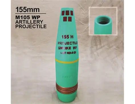 155mm Wp M105 Artillery Projectile Replica Mkds Training