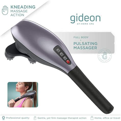 Gideon Back And Body Deep Tissue Massager Hand Held Portable Cordless