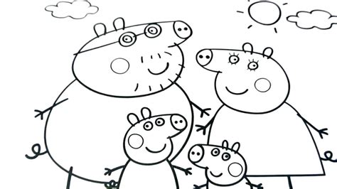 Set includes 2 colorful quality peppa pig sticker pages, 8 color peppa pig crayons color wheel, and 24 page mini peppa pig coloring book. Peppa Pig Coloring Pages Pdf at GetColorings.com | Free ...
