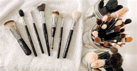 Simply wet your brushes under warm water, add a little dish soap and remove any product by massaging them against a clean dish sponge—you'll see the makeup residue appear on it instantly. How to Clean Your Makeup Brushes and Sponges - 2 Easy Ways ...