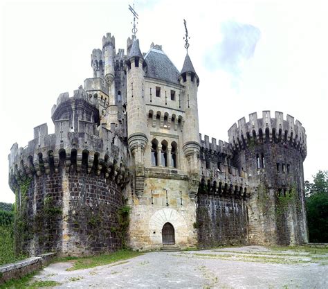 Facade Of Butrón Castle Gatika Town Biscay Province The Basque