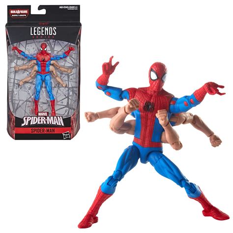 Amazing Spider Man Marvel Legends Six Arm Spider Man 6 Inch Action Figure