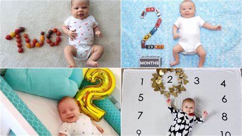 2nd Month Baby Photo Shoot Ideas At Home 2nd Month Monthly Baby