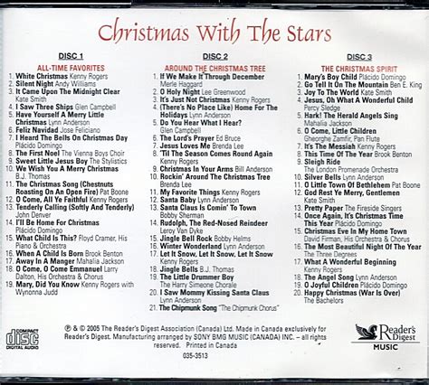 Christmas With The Stars 3 Cd Readers Digest Music Holiday Xmas Box Set
