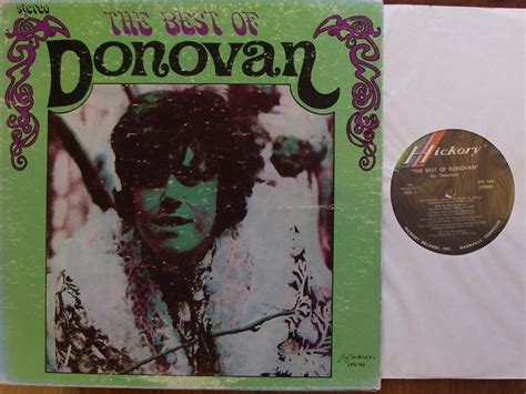 Donovan The Best Of Donovan Lp Hickory Lps149 Exvg 1960s Us Pressing