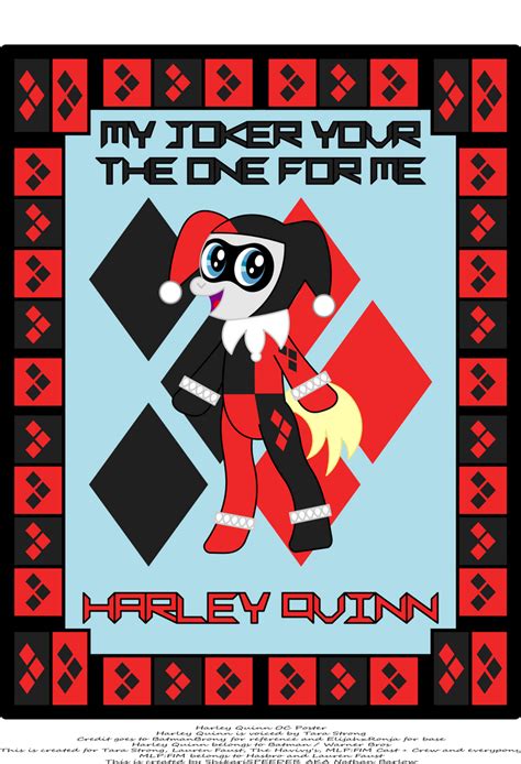 Harley Quinn Oc Poster By Strykarispeeder On Deviantart