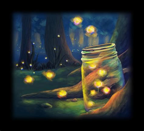 Firefly Night Digital Art By Brianna Moore