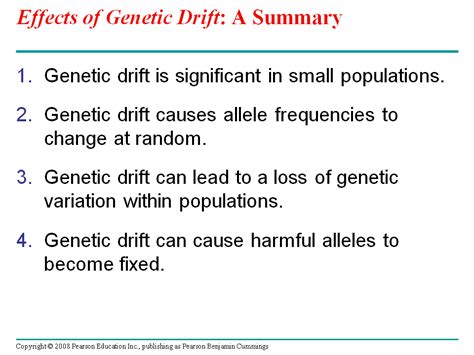 Natural Selection And Genetic Drift