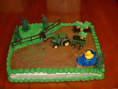 Tractor Birthday Cake Farm Tractor Birthday Cake — Childrens