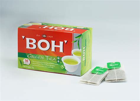 Malaysia cemeron highland boh green tea. BOH Green Tea, 50 tea bags from Malaysia - salacca