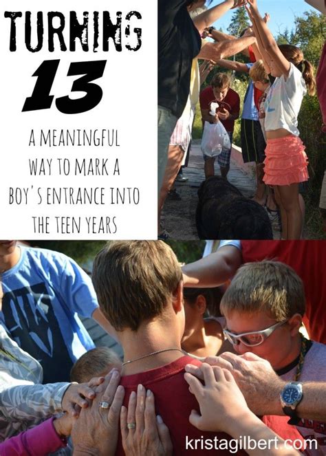 So what exactly are you supposed to do for this incredibly. Turning 13: A Meaningful Way to Celebrate a Son | The best ...