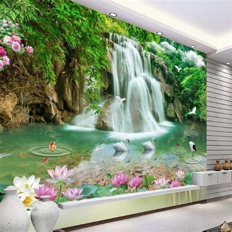 Beibehang Custom Large Scale Murals Three Dimensional Landscape