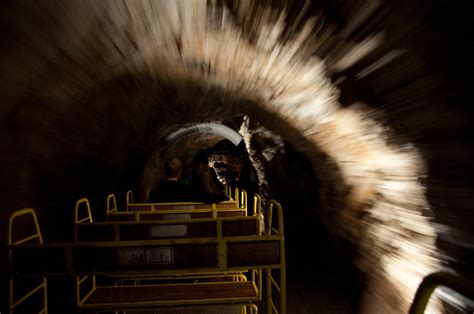 The Fast Moving Cave Train Postojna Caves Slovenia Rossiwrites