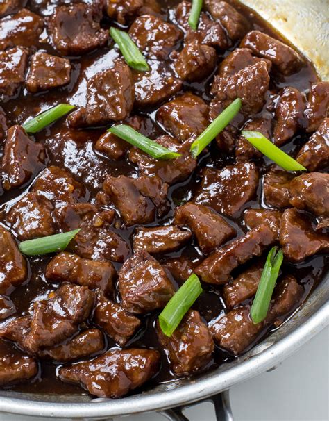 This mongolian beef recipe is a crispy homemade version that's less sweet and more flavorful than most. 30 Minute Mongolian Beef - Chef Savvy