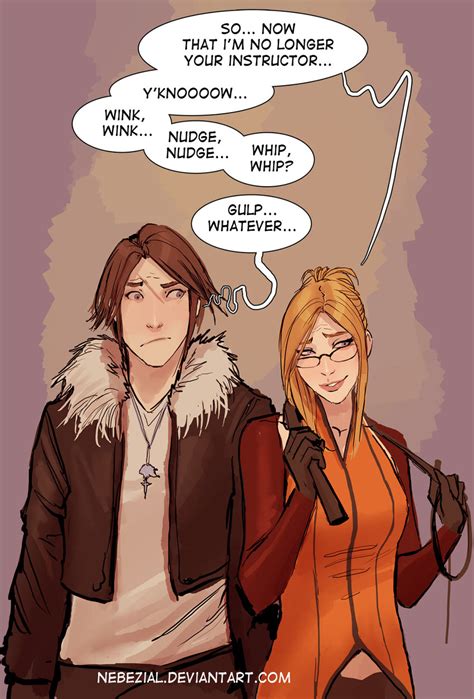 Squall Leonhart And Quistis Trepe Final Fantasy And More Drawn By Stjepan Sejic Danbooru