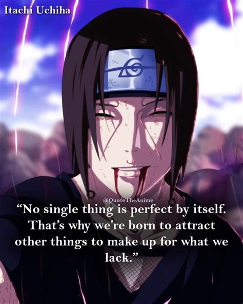 Quote Of The Day Itachi Uchiha In 2021 Itachi Quotes Naruto Quotes