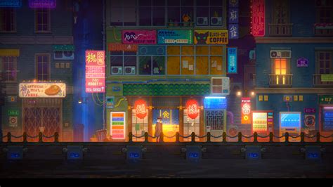 1920x1080 Pixel Art Cyberpunk Wallpaper Pintogram