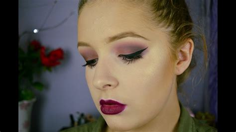Fall Makeup Vampy Lips And Plum Eyes Youtube
