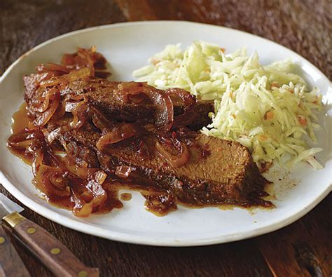 Place all the ingredients in the slow cooker except the beef. Smoky Slow Cooker Brisket - Recipe - FineCooking