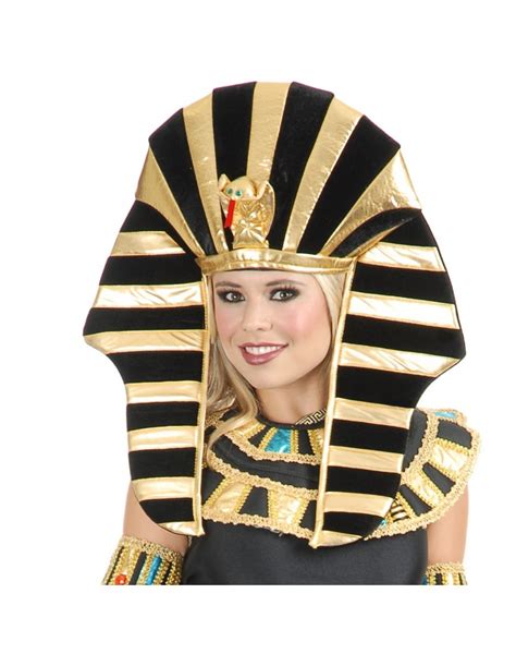 Egyptian Headpiece King Tut Pharaoh Sphinx Hat Costume Accessory