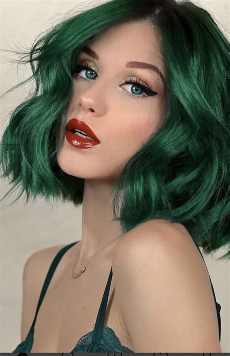 Pin By Sue Koonce On Different Green Hair Arctic Fox Hair Color