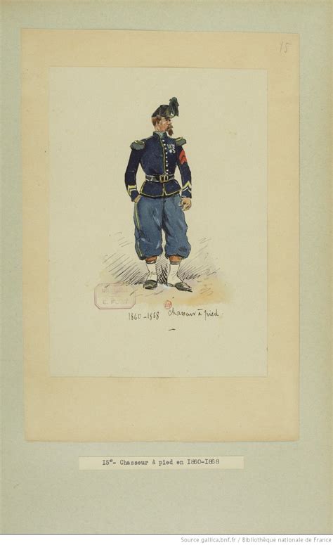 French Chasseurs A Pied 1860 68 By Efort Uniformes Francia Siglo