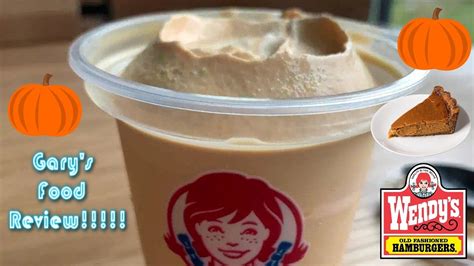 Review Wendys Pumpkin Spice Frosty Youtube