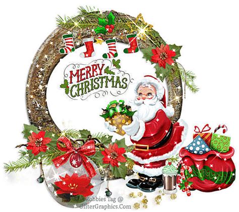 Seasonal Graphic Animated Christmas Christmas Greetings Glitter