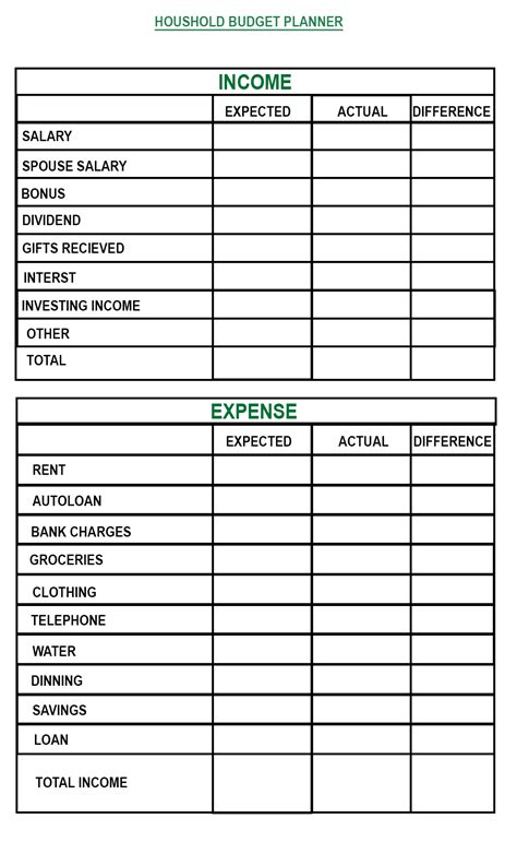 Free Sample Printable Budget Planner Template Pdf Word And Excel