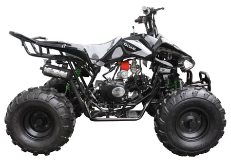125cc coolster atv semi automatic mid size quad with big 19 18 tires atv 3125c 2