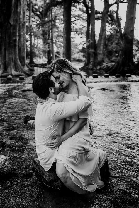 Creek Engagement Session Brittany Nicole Photography