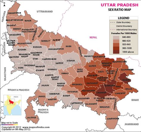 Uttar Pradesh Sex Ratio Census 2011