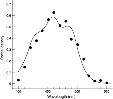 Absorption Spectrum Of Macular Pigment Download Scientific Diagram