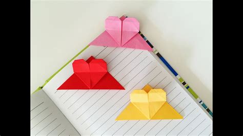 Easy Origami Bookmark Youtube