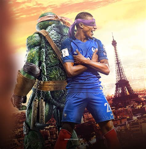 Paris saint germain welcomed their newest signing, kylian mbappe by giving him a new nickname. Kylian Mbappé TMNT on Behance