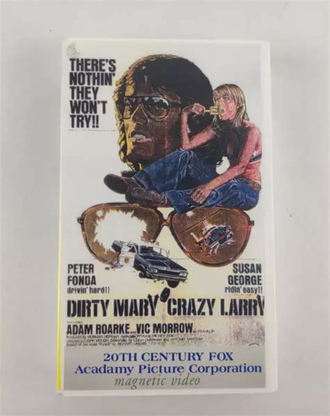 DIRTY MARY CRAZY Larry VHS John Hough Peter Fonda Rare FOX Magnetic Video PicClick