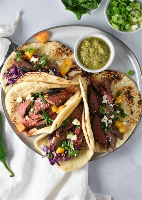 Grilled Flank Steak Tacos The Dizzy Cook