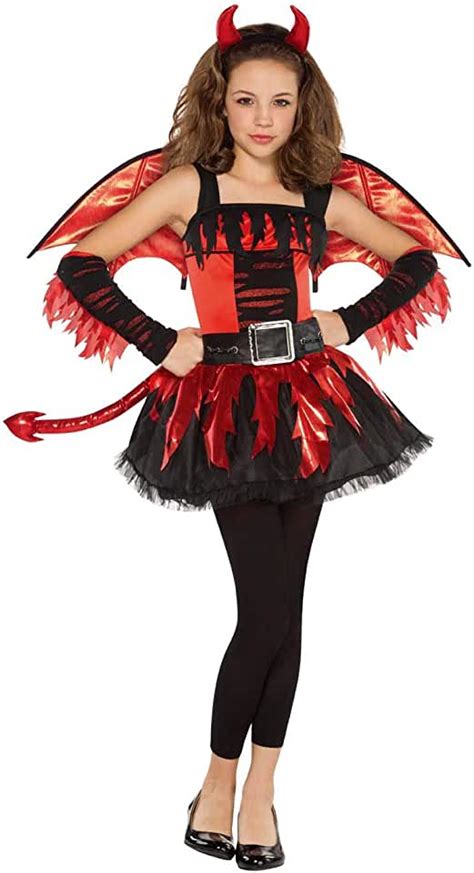 Uk Girls Devil Costume