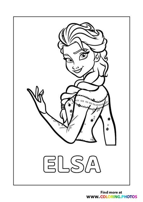 Best Ideas For Coloring Frozen Elsa Coloring Pages Easy