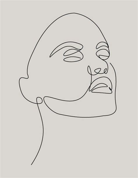 Simple Line Art Woman Pose Face Continuous Line Drawings Line Art Drawings Line Art Art