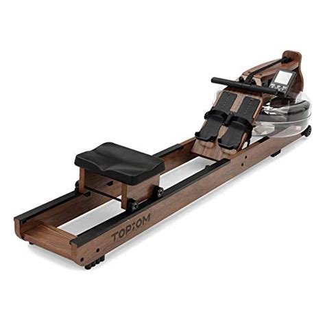 Topiom Rowing Machine Wooden Rowing Machine Water Resistance For Home
