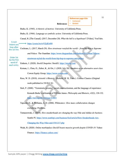 Apa Sample Paper With Formatting Tips Chegg Writing