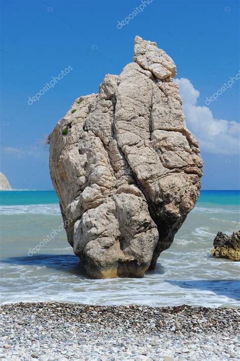 Sea Rock Birthplace Of Aphrodite Stock Photo By Lebval